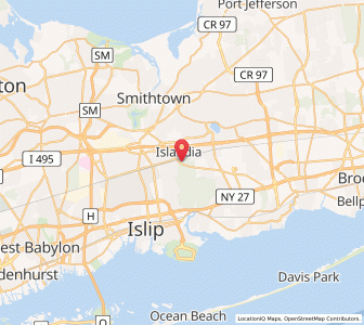 Map of Long Island, New York