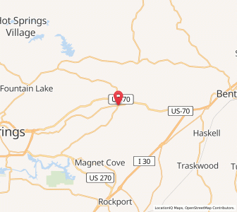 Map of Lonsdale, Arkansas
