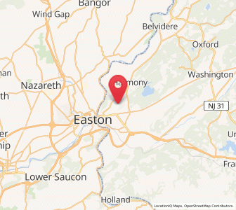 Map of Lopatcong, New Jersey