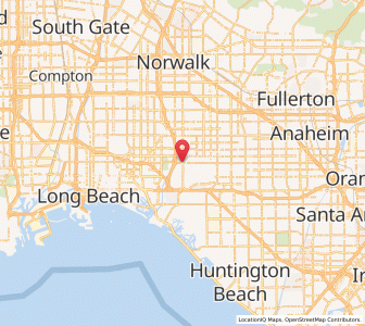 Map of Los Alamitos, California