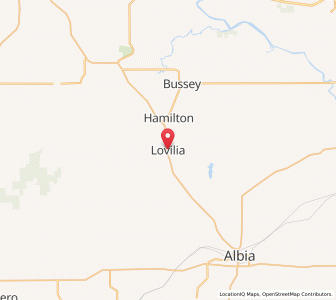 Map of Lovilia, Iowa