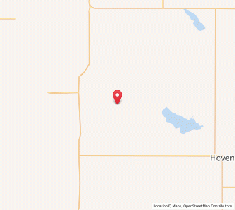 Map of Lowry, South Dakota