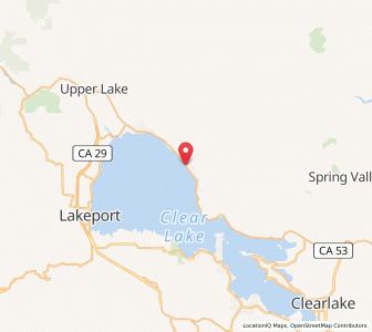 Map of Lucerne, California