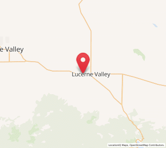Map of Lucerne Valley, California