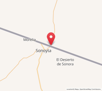 Map of Lukeville, Arizona