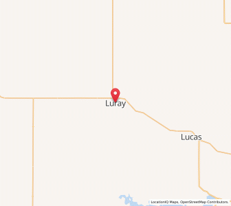 Map of Luray, Kansas