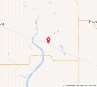 Map of Luverne, North Dakota