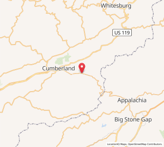 Map of Lynch, Kentucky