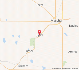 Map of Lynd, Minnesota