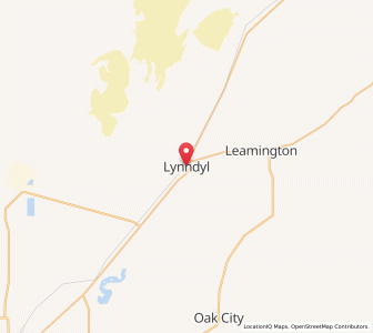 Map of Lynndyl, Utah