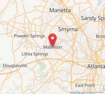 Map of Mableton, Georgia