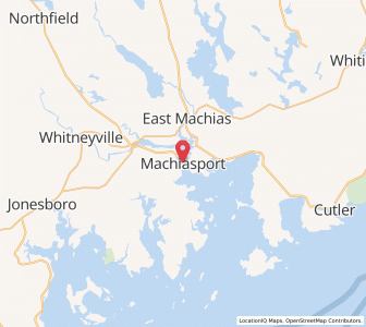 Map of Machiasport, Maine