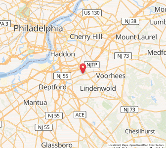 Map of Magnolia, New Jersey