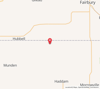 Map of Mahaska, Kansas