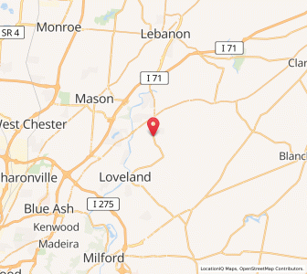 Map of Maineville, Ohio