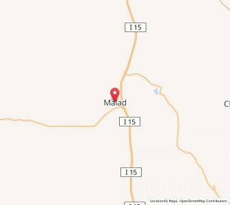 Map of Malad City, Idaho