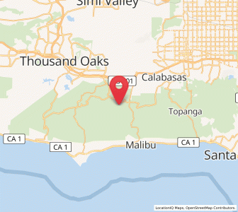 Map of Malibu Creek State Park, California
