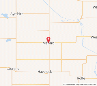 Map of Mallard, Iowa