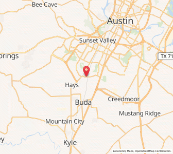 Map of Manchaca, Texas