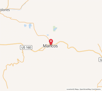 Map of Mancos, Colorado