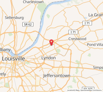 Map of Manor Creek, Kentucky