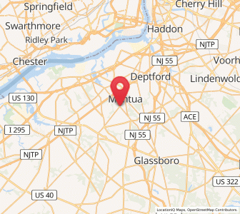 Map of Mantua Township, New Jersey