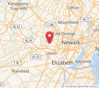 Map of Maplewood, New Jersey