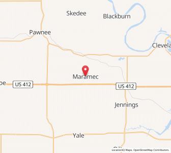 Map of Maramec, Oklahoma