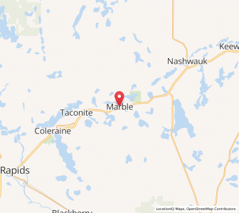 Map of Marble, Minnesota