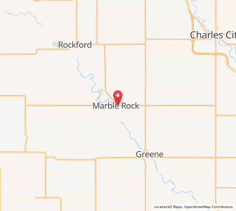 Map of Marble Rock, Iowa