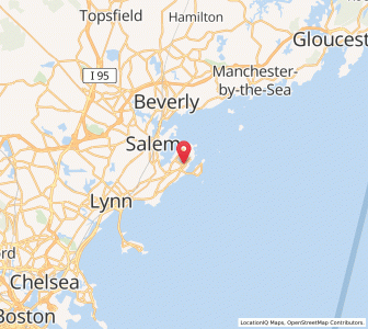 Map of Marblehead, Massachusetts