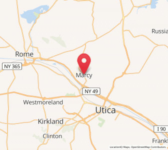Map of Marcy, New York