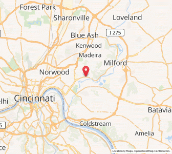 Map of Mariemont, Ohio