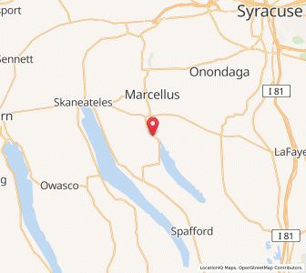 Map of Marietta, New York