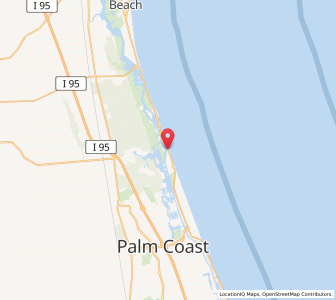 Map of Marineland, Florida