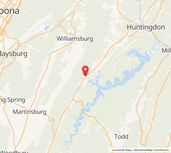 Map of Marklesburg, Pennsylvania