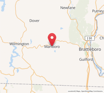 Map of Marlboro, Vermont