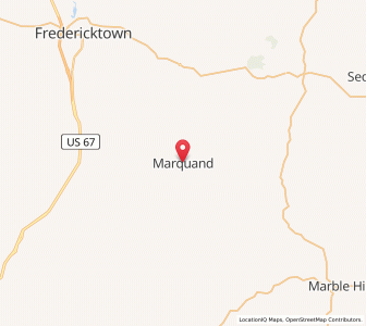 Map of Marquand, Missouri