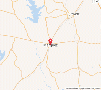 Map of Marquez, Texas