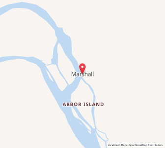 Map of Marshall, Alaska