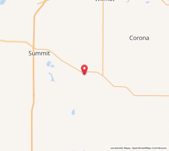 Map of Marvin, South Dakota