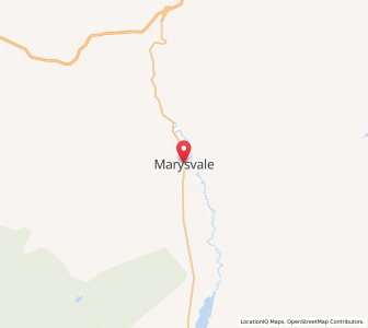 Map of Marysvale, Utah