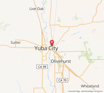 Map of Marysville, California