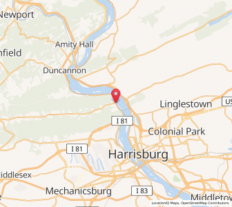 Map of Marysville, Pennsylvania