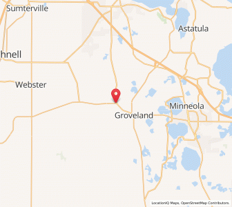 Map of Mascotte, Florida