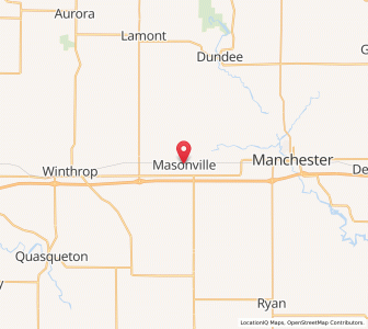 Map of Masonville, Iowa