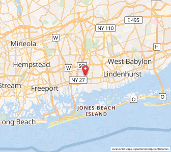 Map of Massapequa, New York