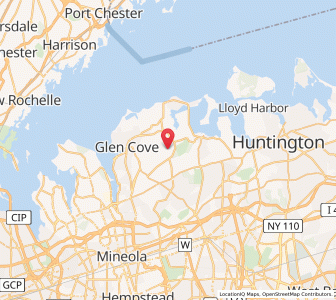 Map of Matinecock, New York