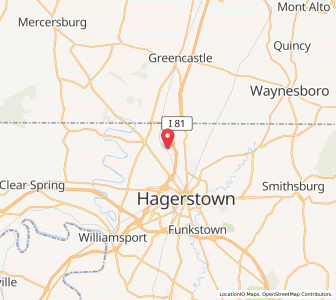 Map of Maugansville, Maryland
