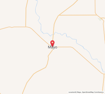 Map of Mayo, Florida